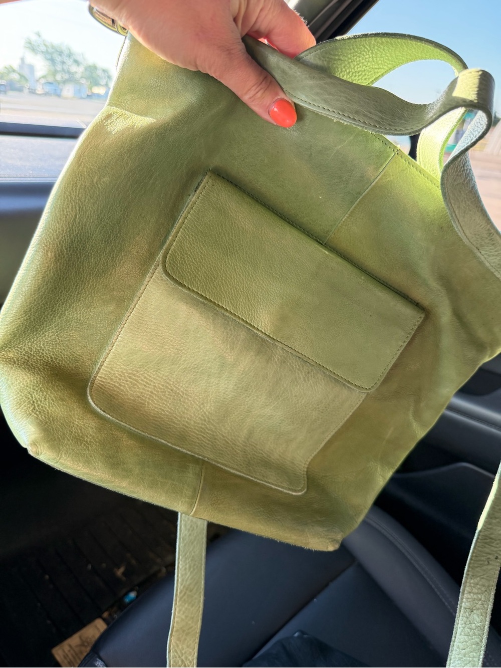 Latico Leather Bianca in Grass